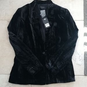 Lucky brand Black Velvet Jacket